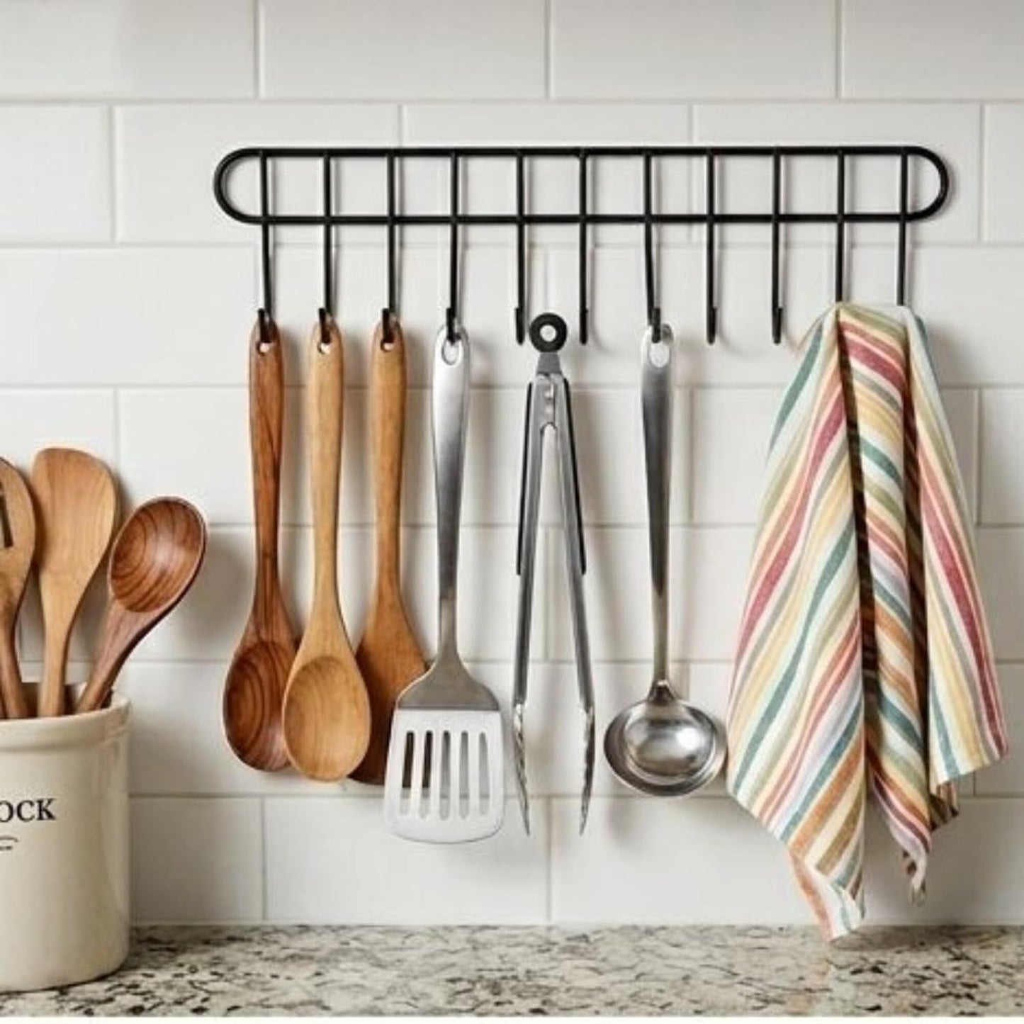 Carbon Metal Over Door Hook Hanger for Clothes, No Drilling Required, for Bathroom, Bedroom, Kitchen